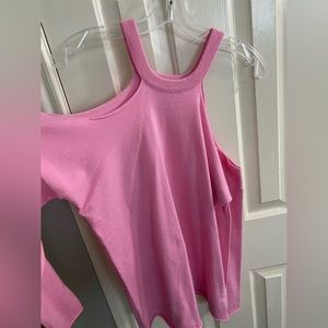 NWOT F21 Pink Cold Shoulder Sweater MUST BUNDLE